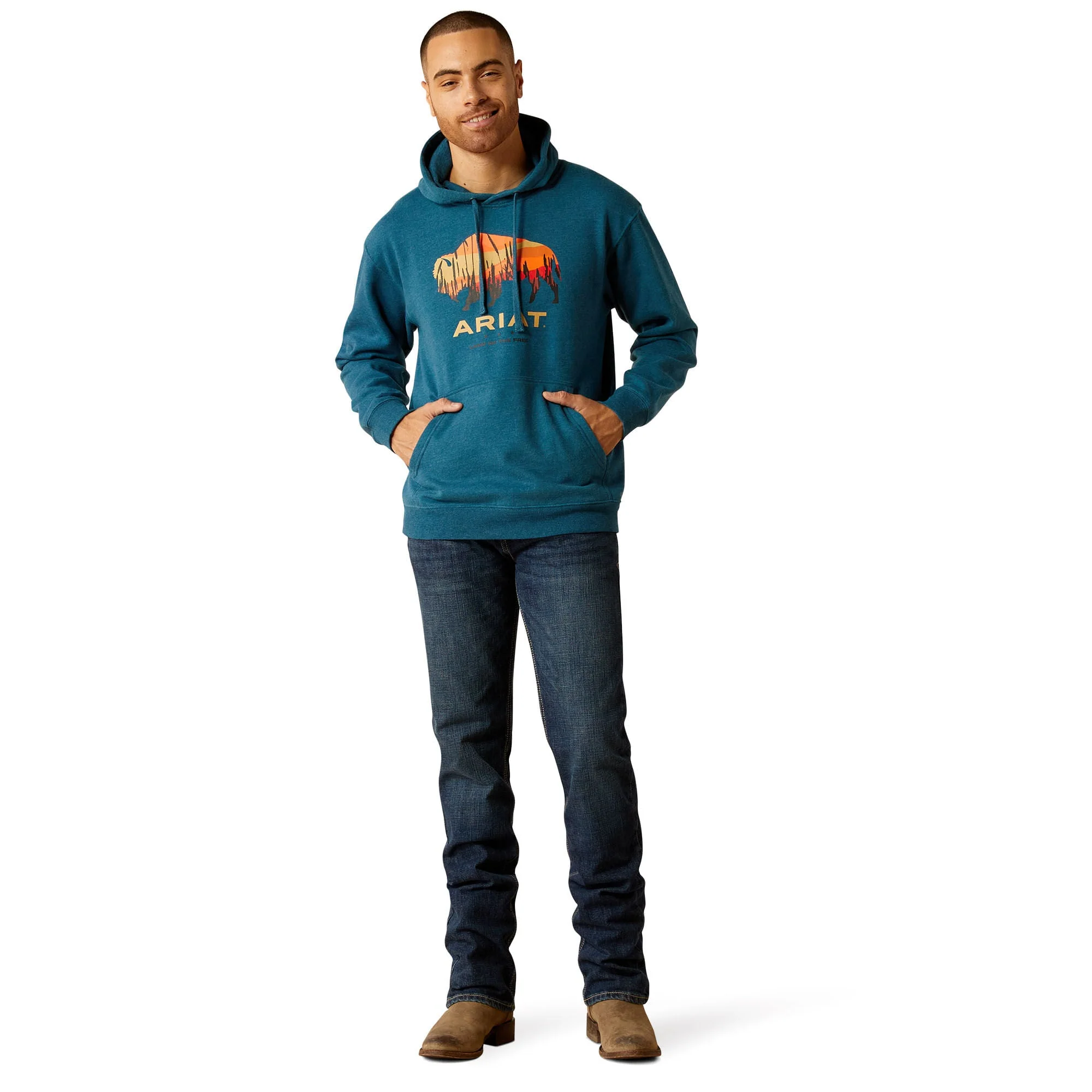 Ariat Men's Bison Plains Hoodie - Buy Pet Shop