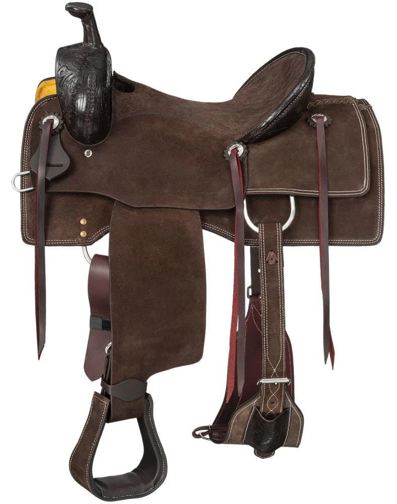Silver Royal Youth Ranger Ranch Saddle, Brown - Buy Pet Shop