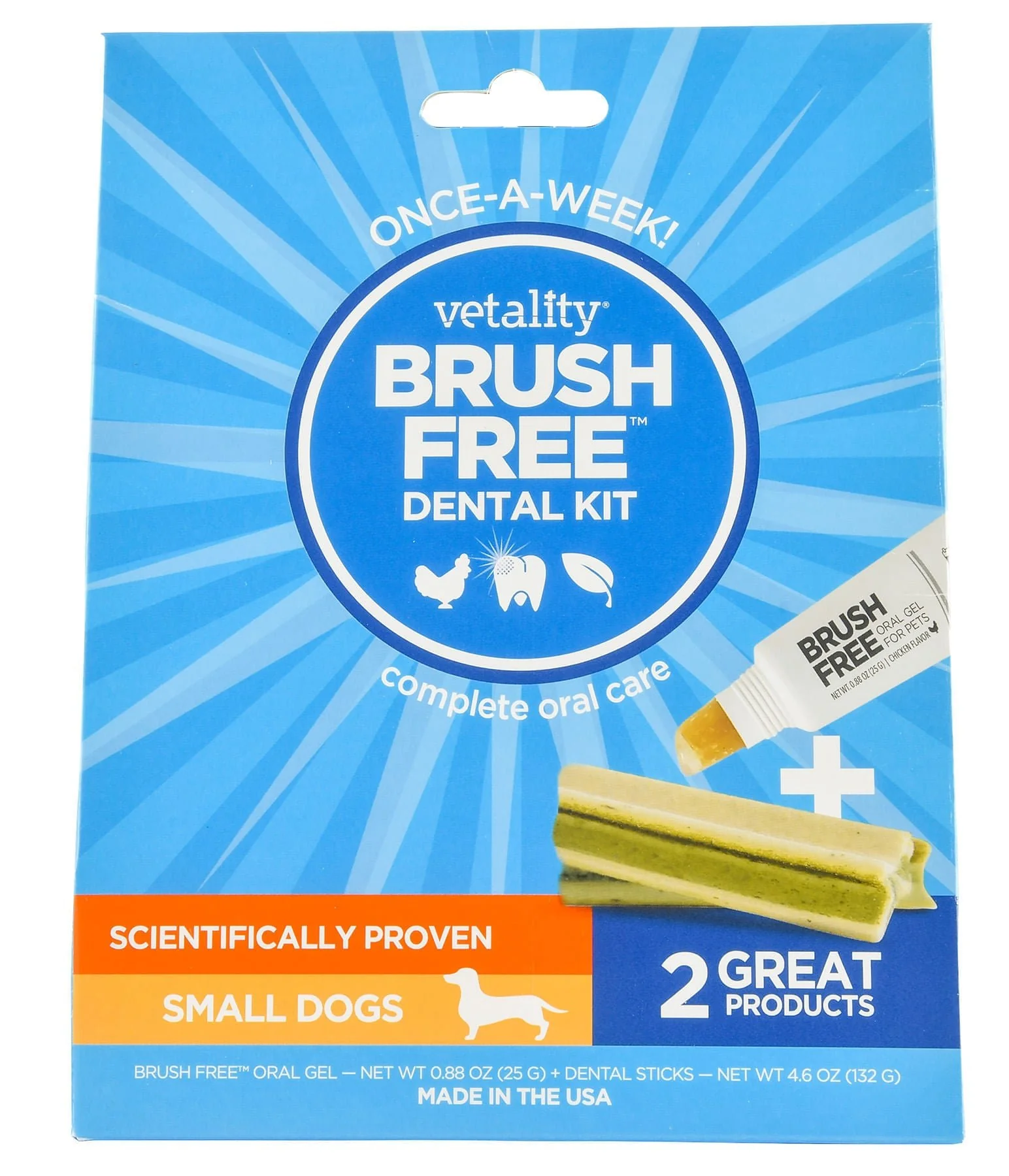 Vetality Brush Free Dental Kit for Dogs - Buy Pet Shop