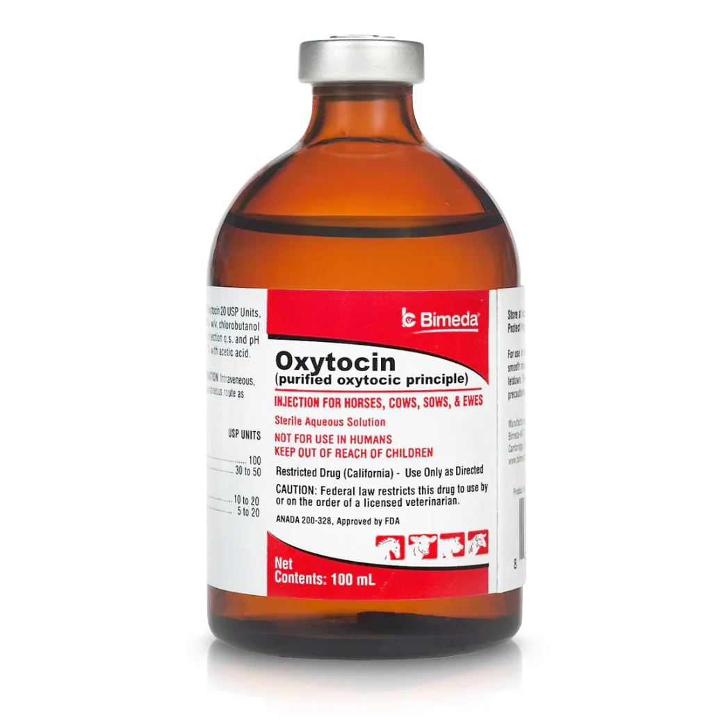 Rx Oxytocin (Generic) Injection for Horses, Cows, Sows, & Ewes, 100 mL - Buy Pet Shop