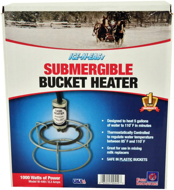 Submergible Bucket Heater, 1000-Watts - Buy Pet Shop