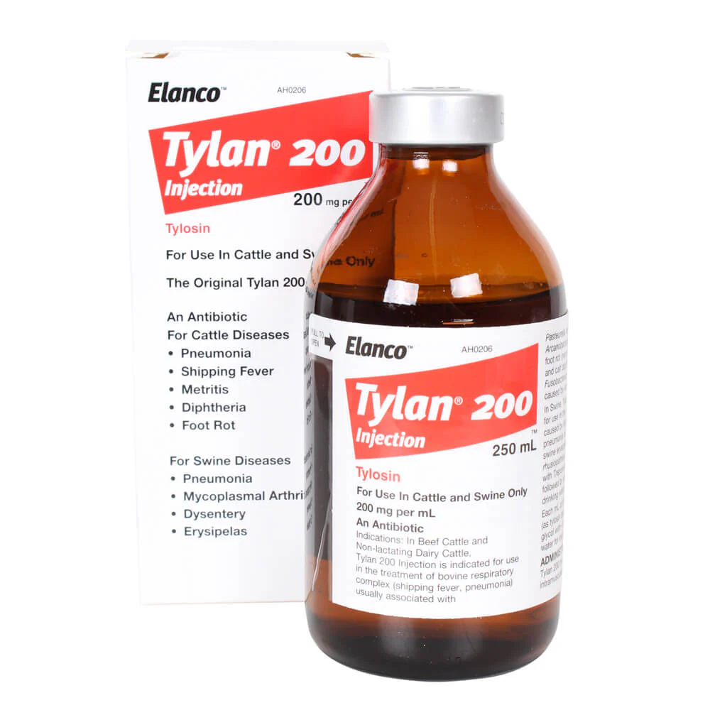 Rx Tylan 200 Injection, 200 mg x 250 mL - Buy Pet Shop