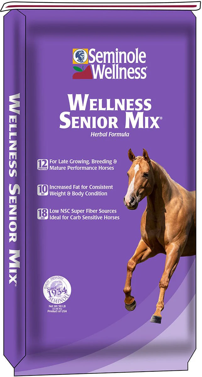 Seminole Wellness Senior Mix Horse Feed, 50 lb - Buy Pet Shop