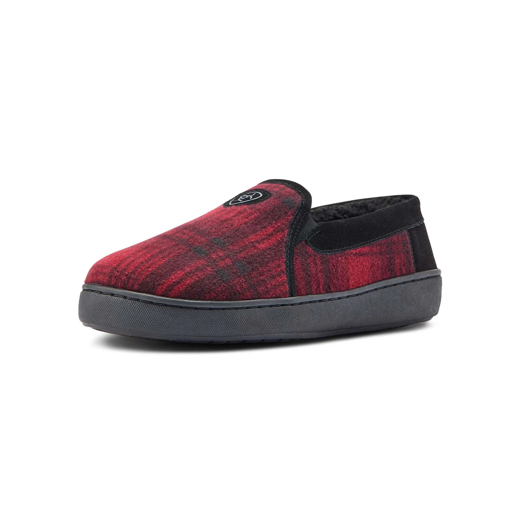 Ariat Men's Lincoln Slipper in Collectible Tin, Red Plaid - Buy Pet Shop