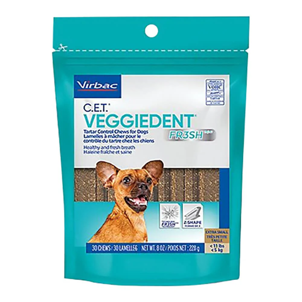 Virbac C.E.T. VeggieDent Fr3sh Dental Chews - Buy Pet Shop