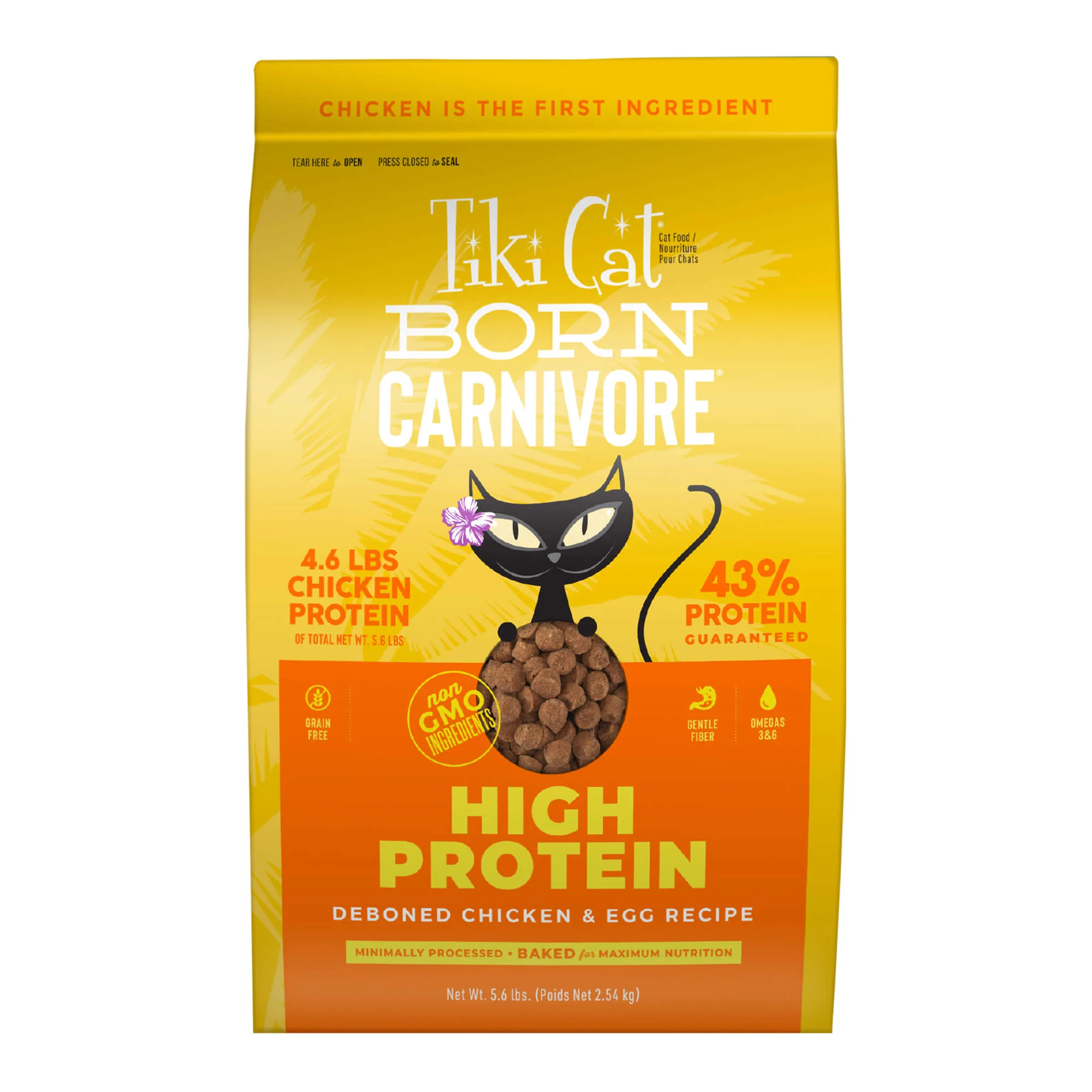 Tiki Cat Born Carnivore High Protein Dry Cat Food, Deboned Chicken & Egg - Buy Pet Shop