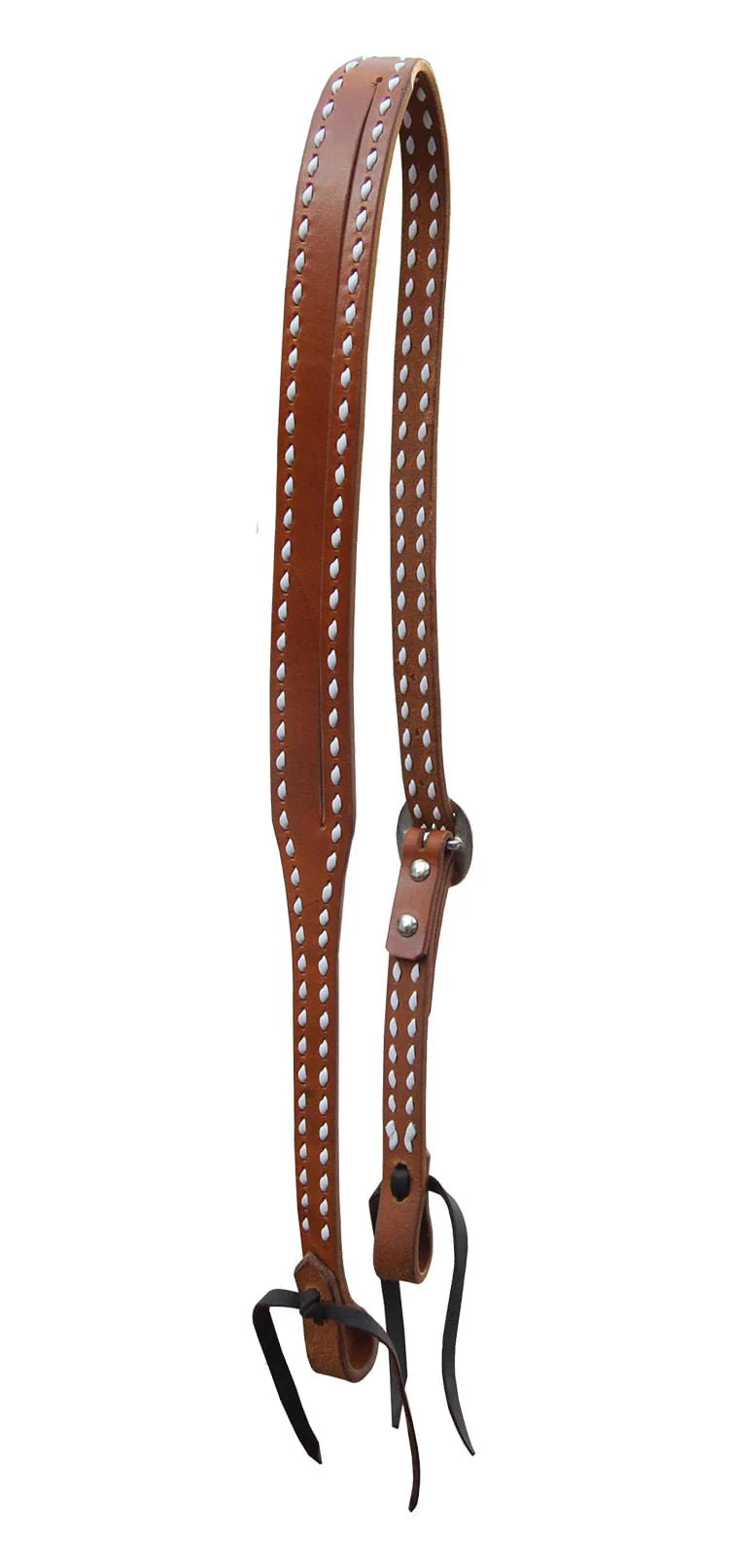 Oxbow Tack Split Ear Harness Leather Headstall with Buckstitch - Buy Pet Shop