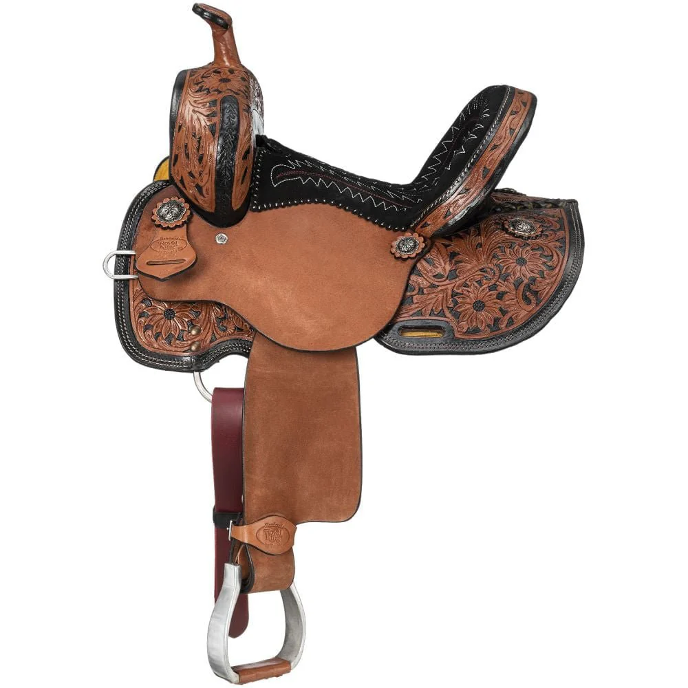 Royal King Two Tone Youth Hawley Barrel Saddle Package - Buy Pet Shop