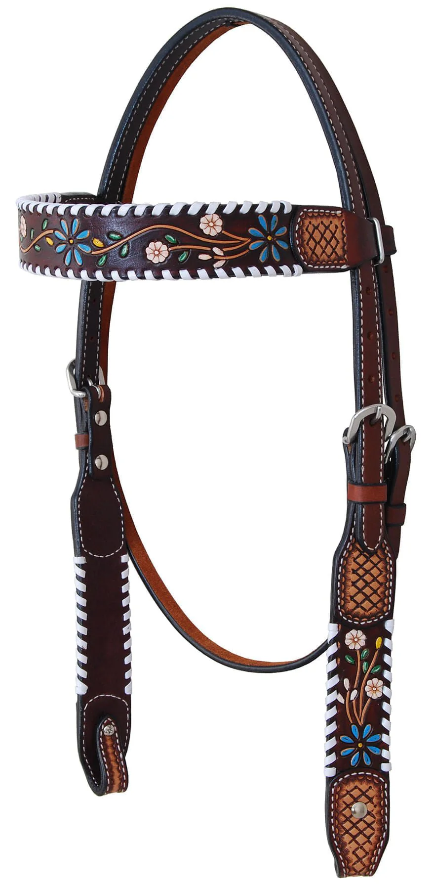 Rafter T Floral Vine Browband Headstall - Buy Pet Shop