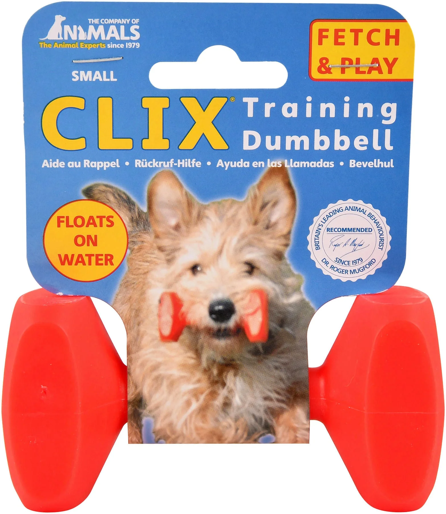 CLIX Training Dumbbells, Red - Buy Pet Shop