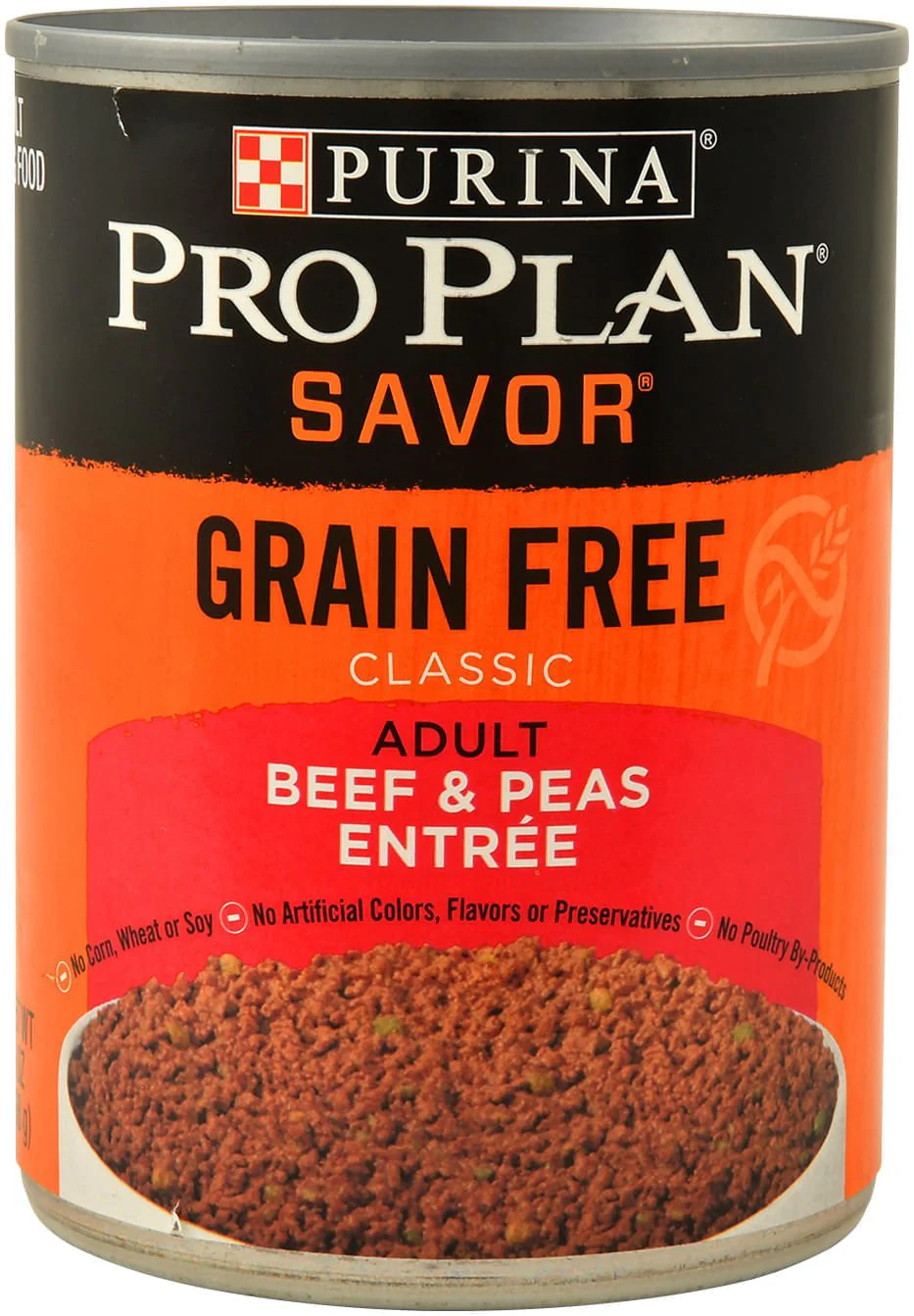 Pro Plan Savor Grain Free Canned Dog Food, Beef and Peas, 13 oz - Buy Pet Shop
