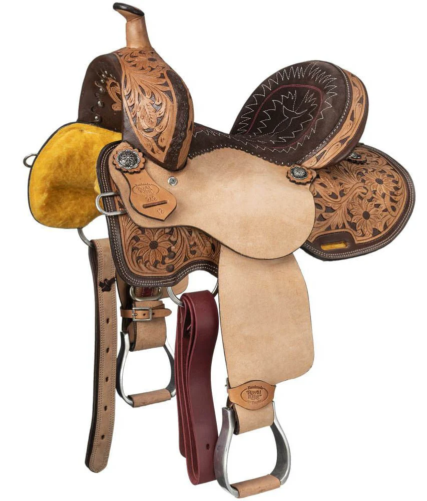 Royal King Light Oil Youth Hawley Barrel Saddle Package - Buy Pet Shop