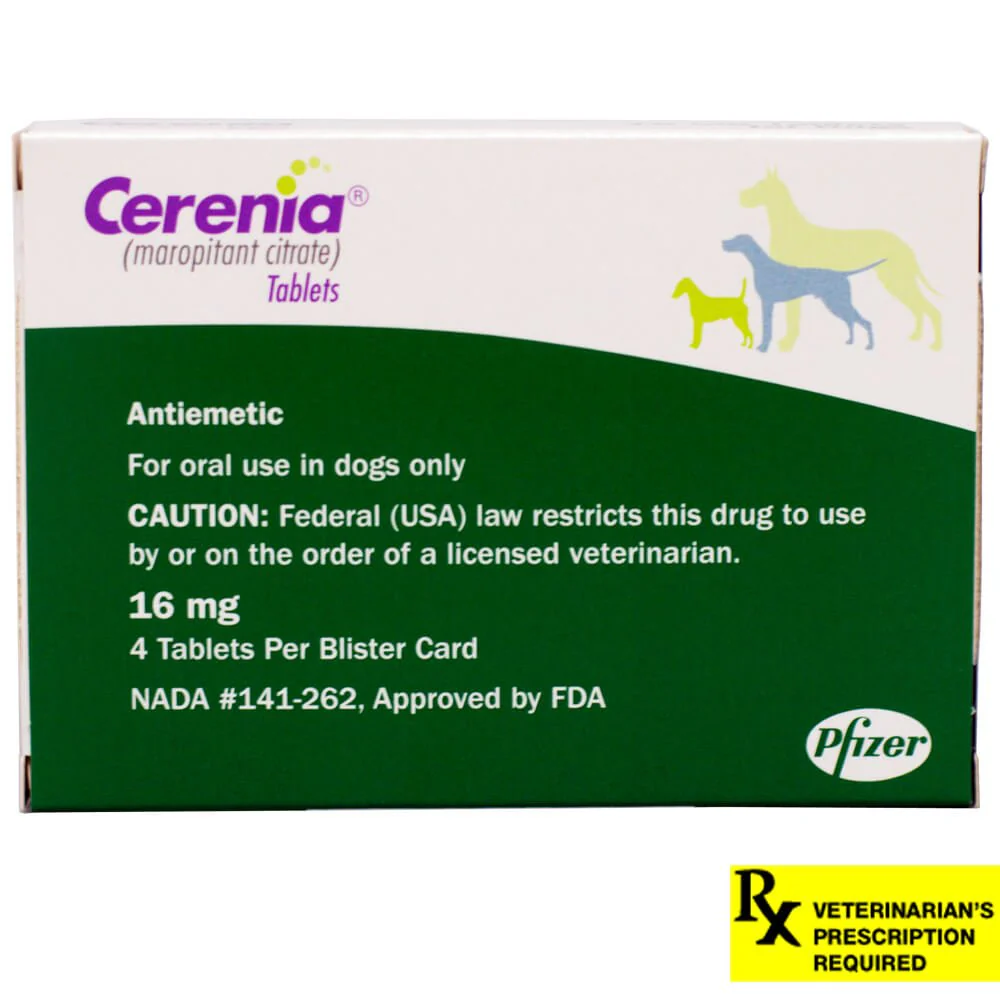 Rx Cerenia (maropitant citrate) Tablets for Dogs - Buy Pet Shop