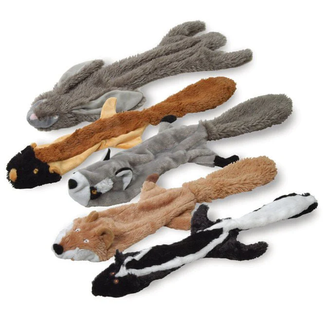 Thinnies Dog Toys, Unstuffed with Rope (Squeaker-Free), 21