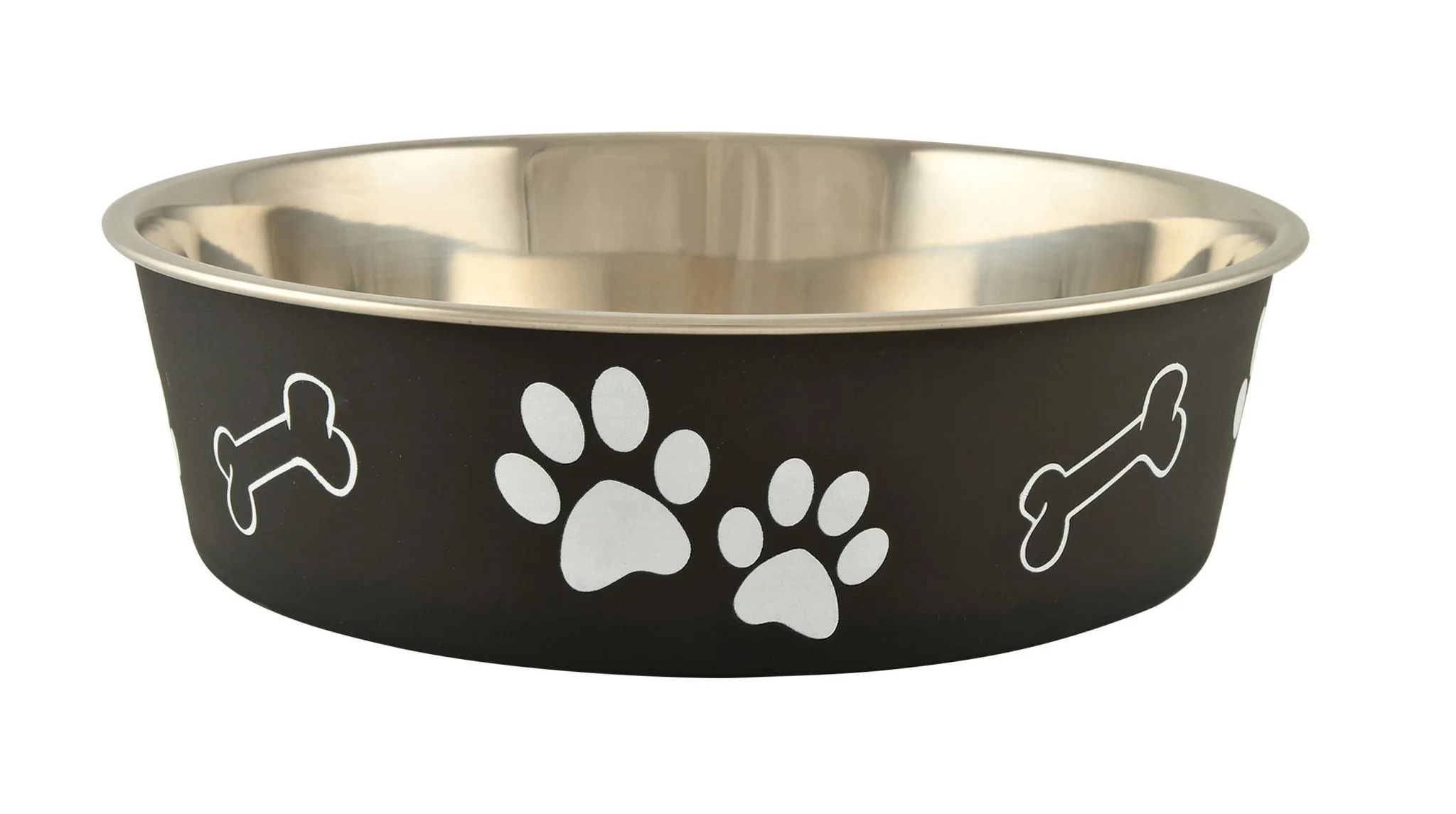 Loving Pets Bella Paw Print Pet Feeding Bowl - Large (2 qt) - Buy Pet Shop