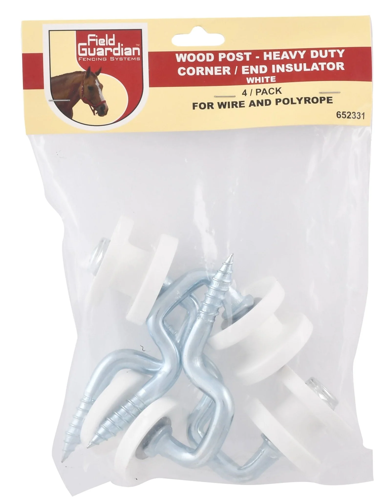 Wood Post Screw-In Corner Insulator, 4 pk - Buy Pet Shop