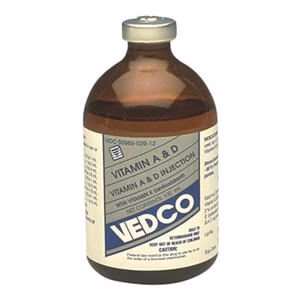 Rx Vitamin A & D (Generic) Injection for Swine, Sheep, & Cattle, 100 mL - Buy Pet Shop