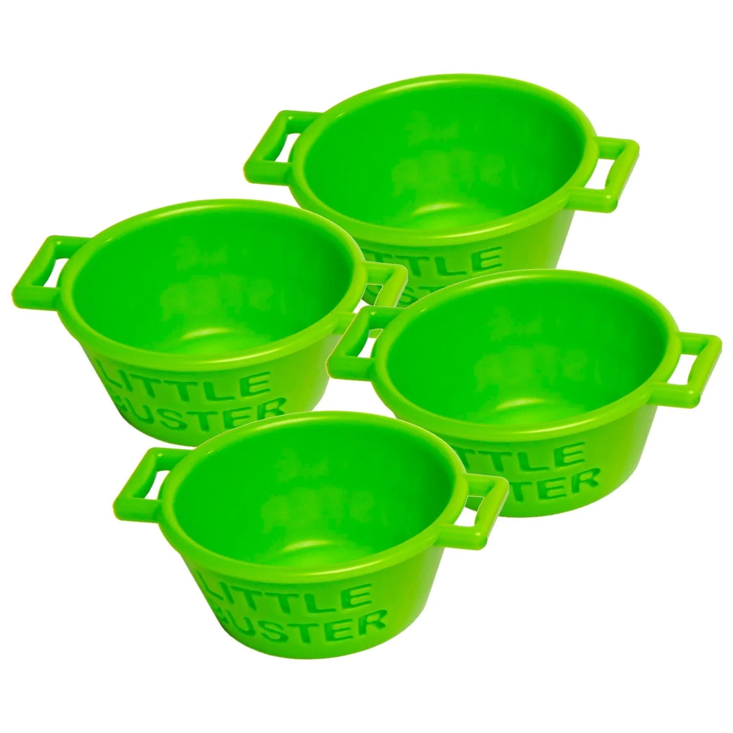 Little Buster Feed Pans, Green, 4 pk - Buy Pet Shop