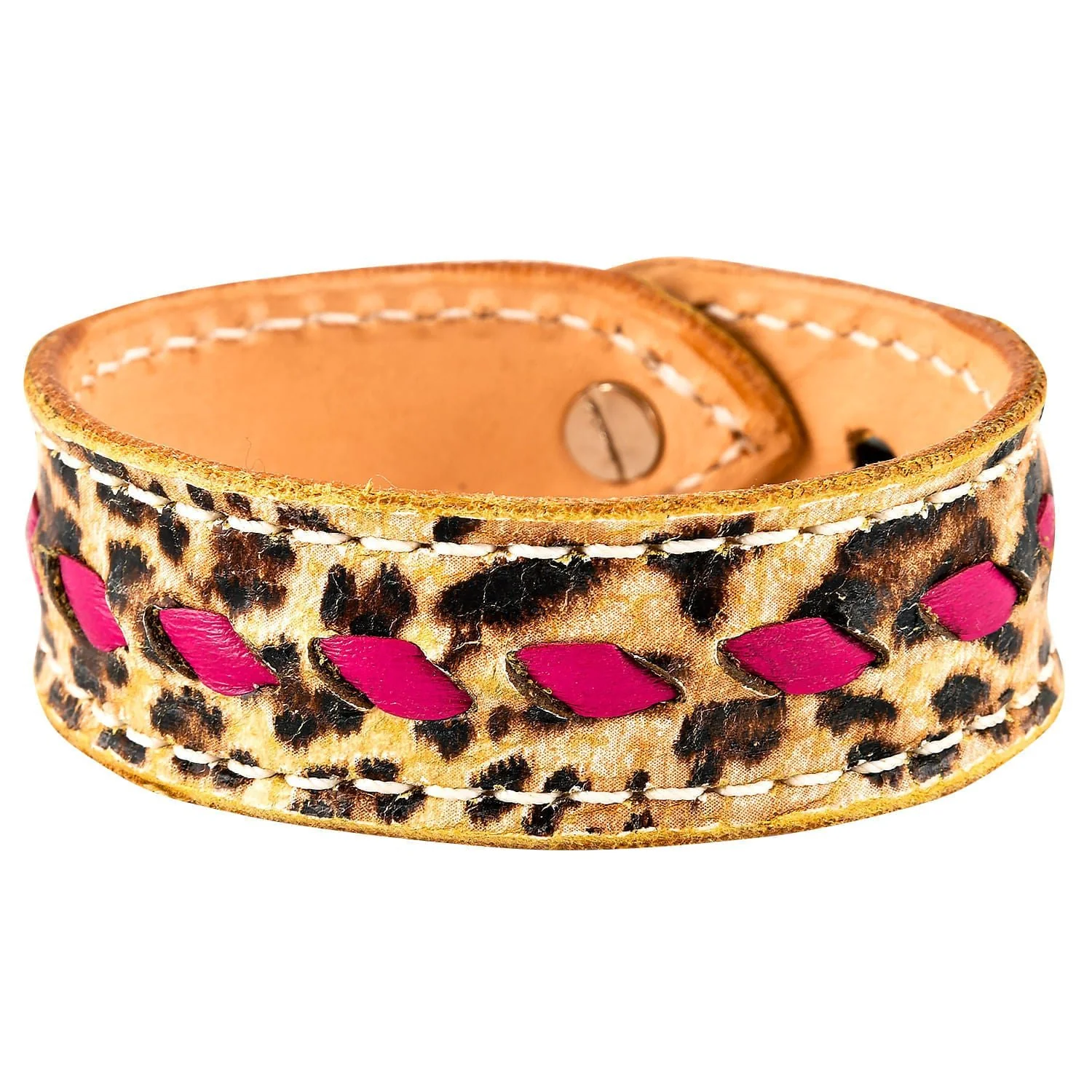 Buckstitch Bracelet, Cheetah & Pink - Buy Pet Shop