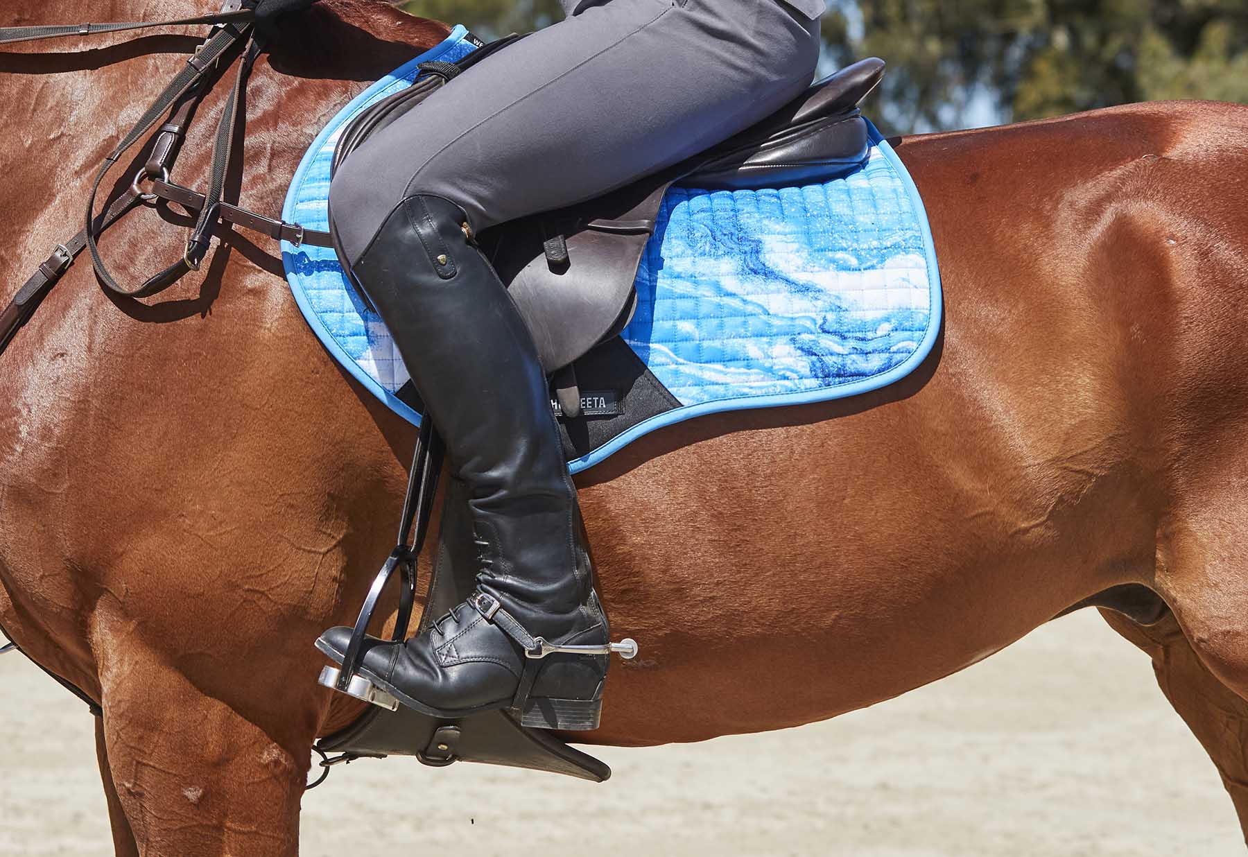 WeatherBeeta Prime Marble Jump Shaped Saddle Pad - Buy Pet Shop