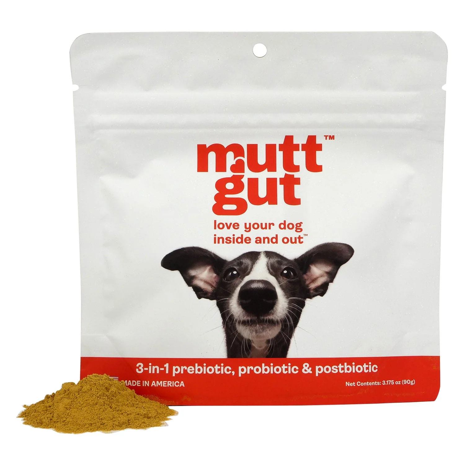 Mutt Gut 3-in-1 Pre + Pro + Postbiotic Supplement for Dogs - Buy Pet Shop