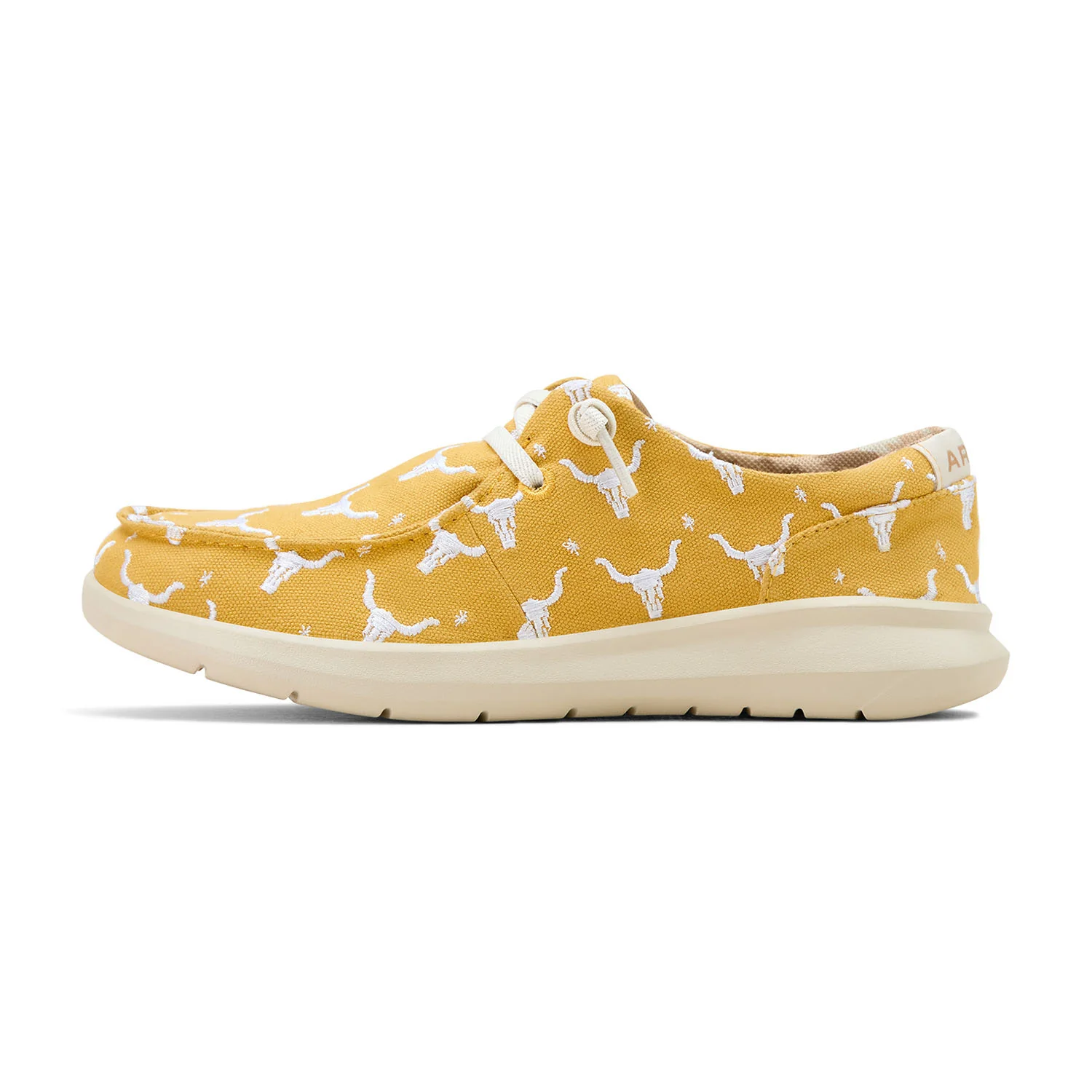 Ariat Women's Hilo Doodle Shoes, Mustard Steer Head Print - Buy Pet Shop