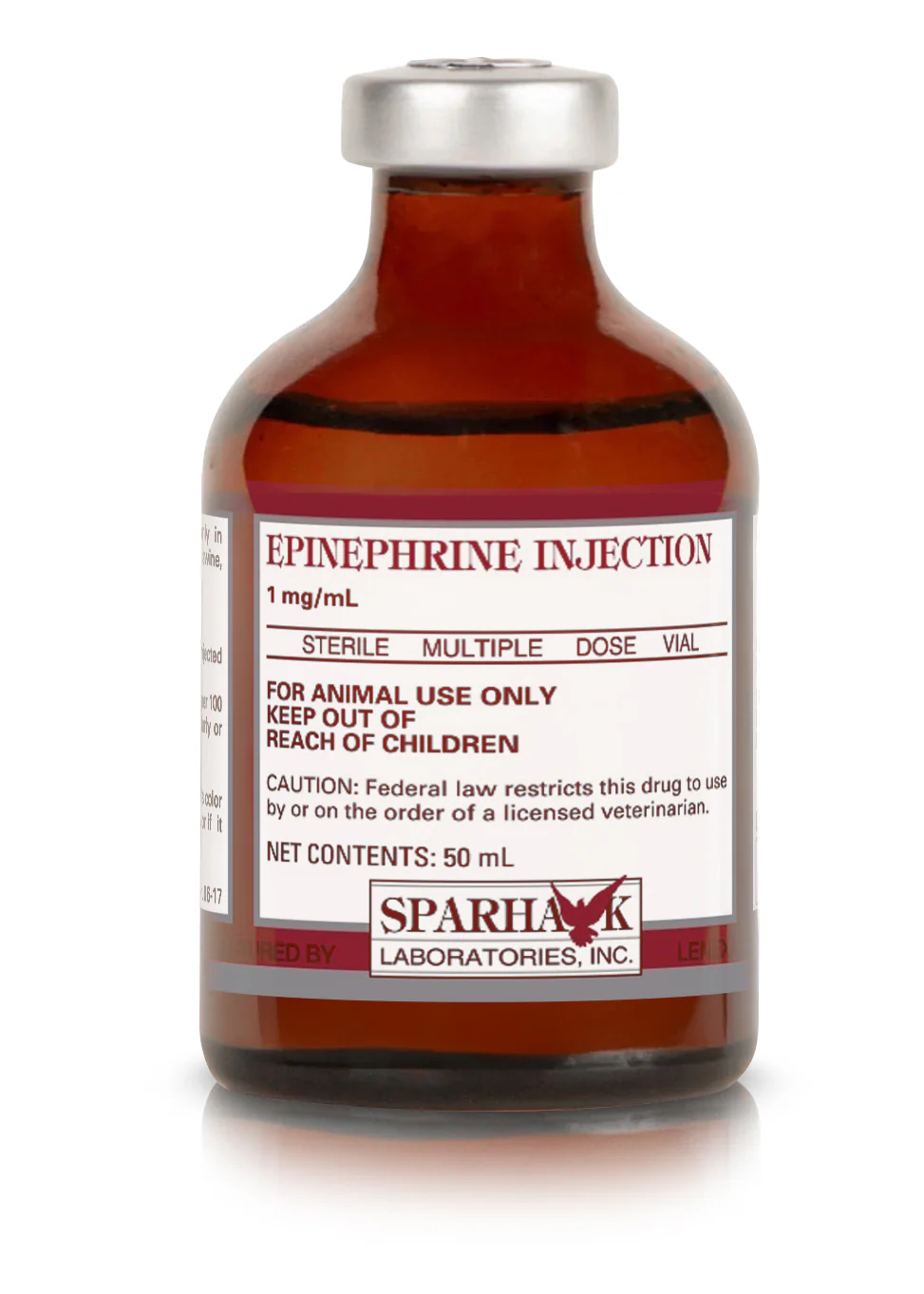 Rx Epinephrine Injection 1:1000, 50ml for Horses & Livestock - Buy Pet Shop