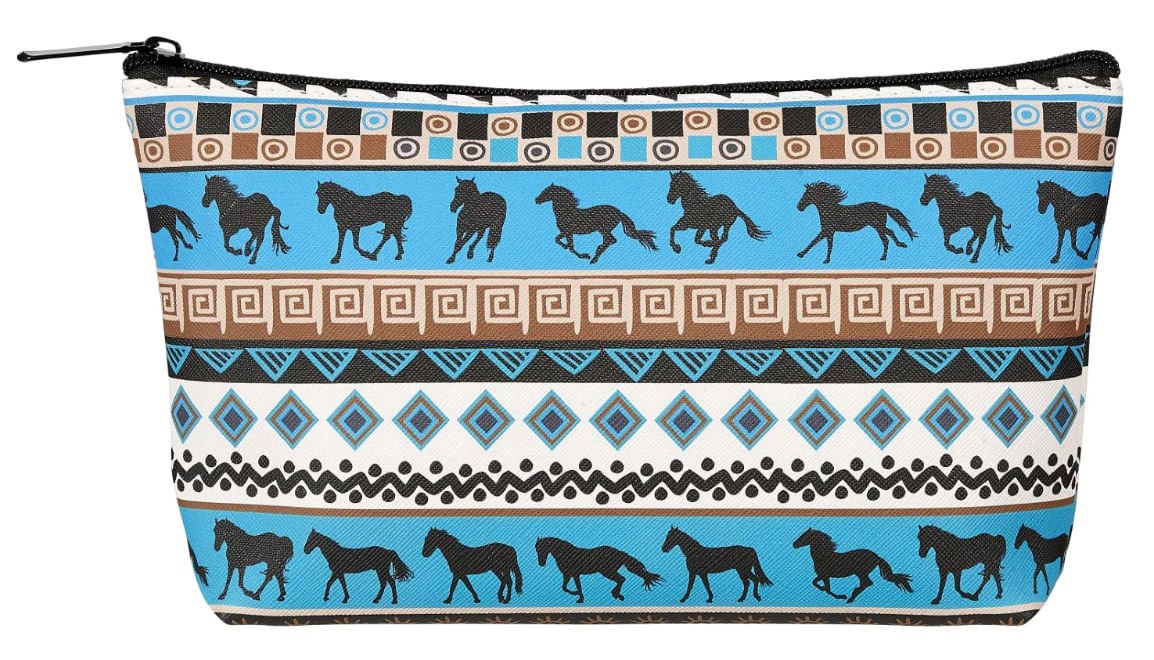Tribal Horses Cosmetic Pouch - Buy Pet Shop