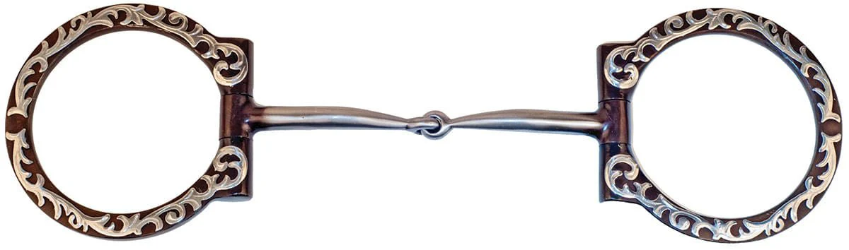 Classic Antique Floral Western Dee Ring Show Bit - Buy Pet Shop