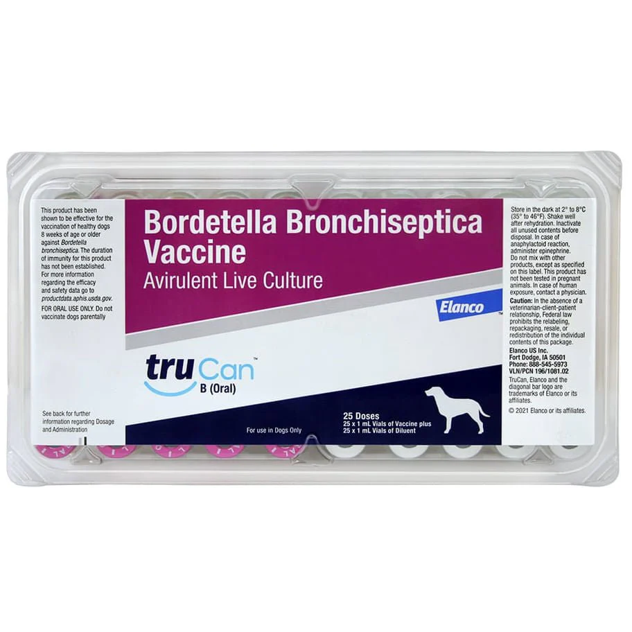 TruCan B (Oral Bordatella Vaccine), 25 Single Doses - Buy Pet Shop
