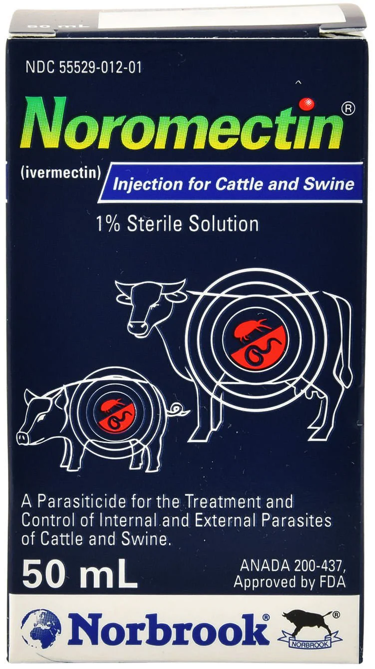 Noromectin Injectable Cattle & Swine Wormer (1% Ivermectin) - Buy Pet Shop