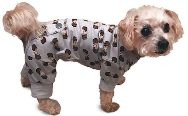 Light Gray Hedgehog Dog Pajamas - Buy Pet Shop