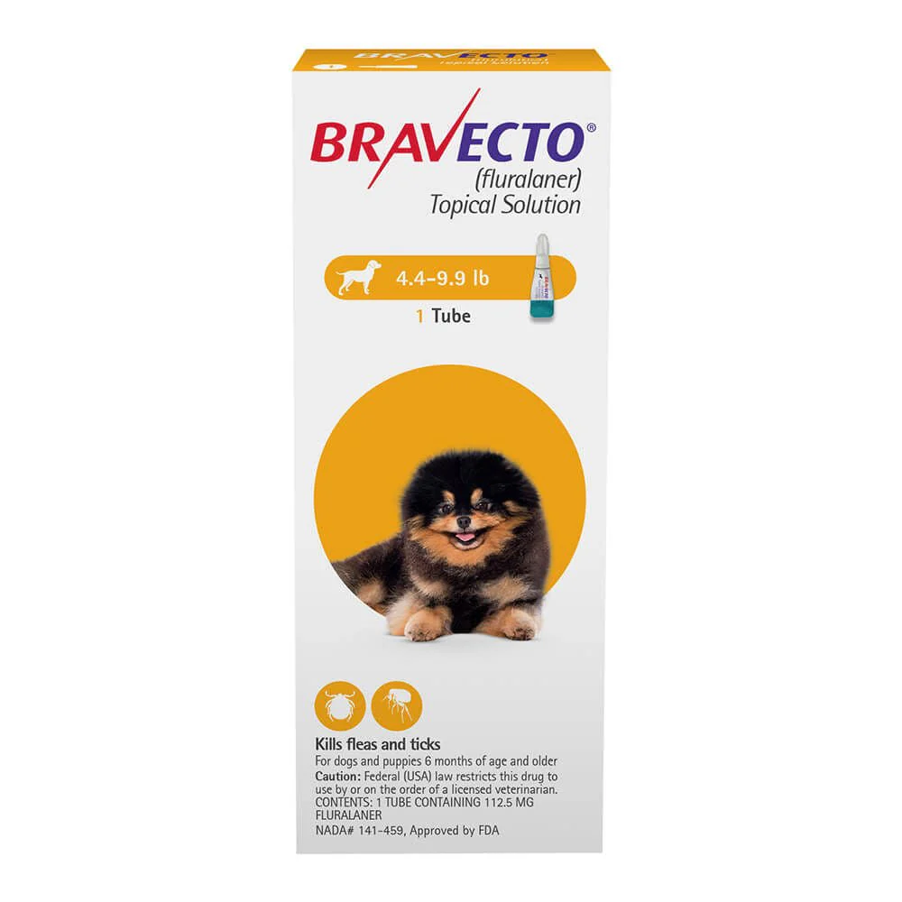 Bravecto (fluralaner topical solution) Flea & Tick 12-Week Topical for Dogs - Buy Pet Shop