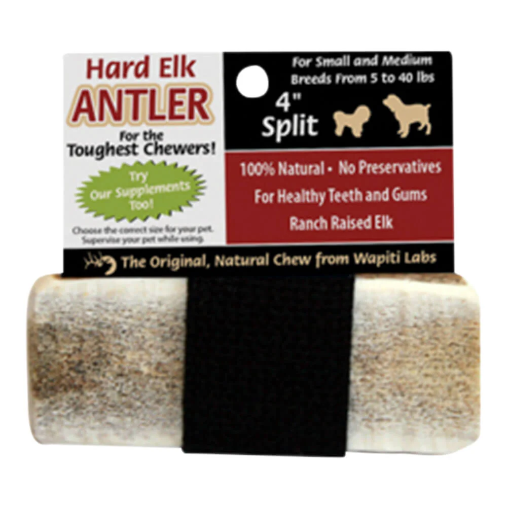 Wapiti Labs Elk Antler Dog Chews, 4
