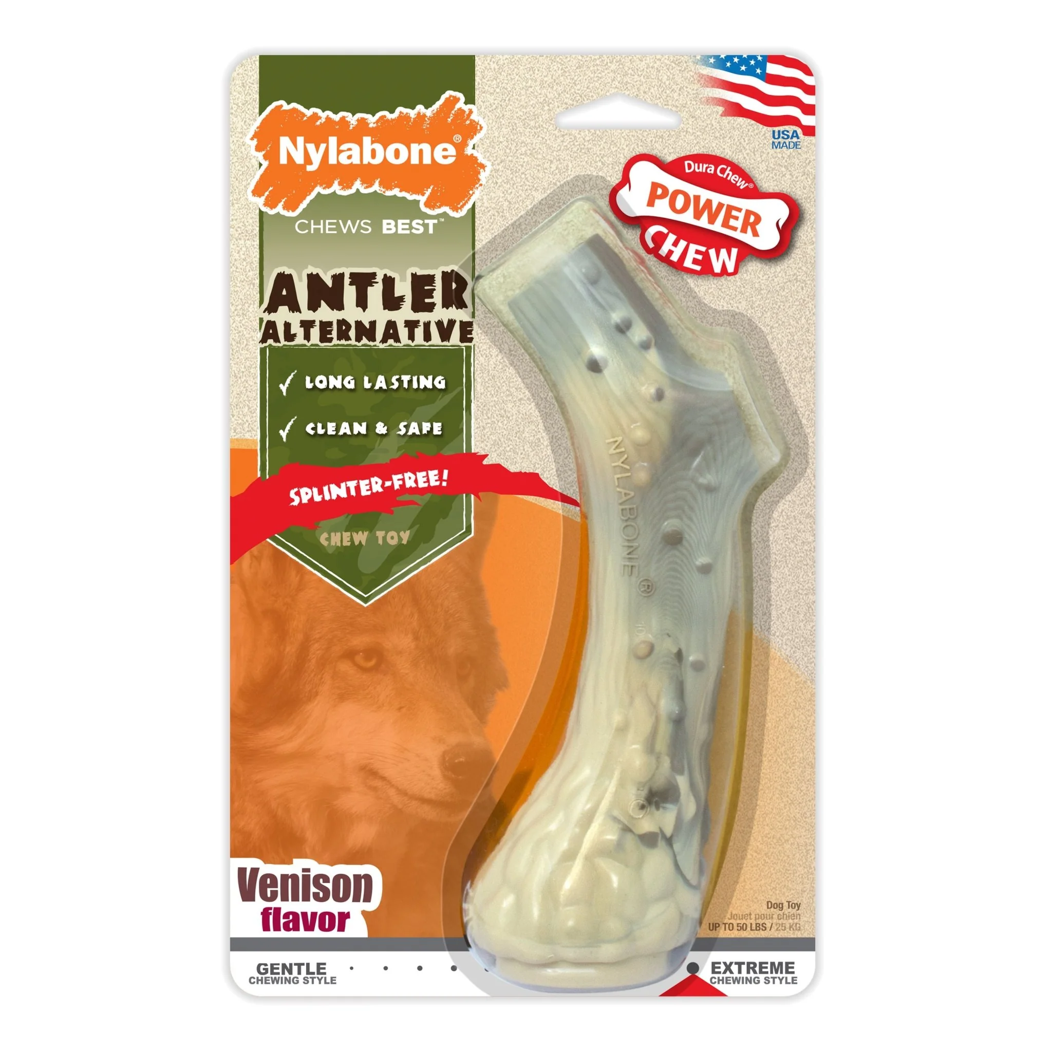 Power Chew Antler, Venison, Large/Giant, Up to 50 lbs - Buy Pet Shop