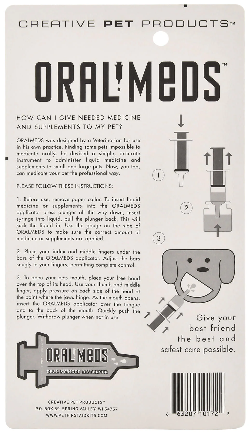 Oral Meds Dispenser - Buy Pet Shop