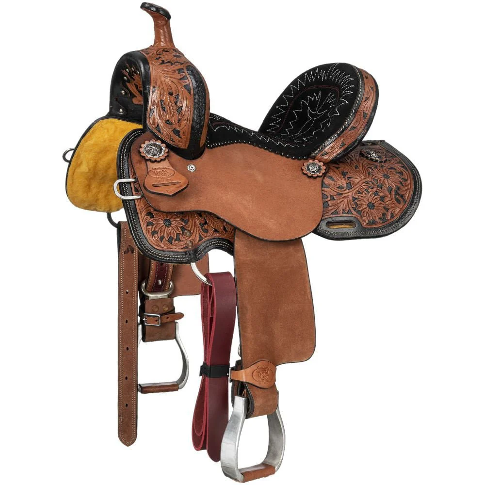 Royal King Two Tone Youth Hawley Barrel Saddle Package - Buy Pet Shop