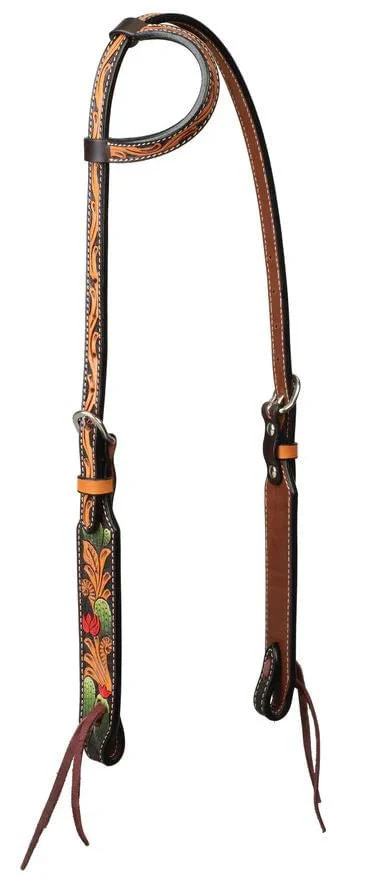 Weaver Turquoise Cross Cactus Sliding Ear Headstall - Buy Pet Shop