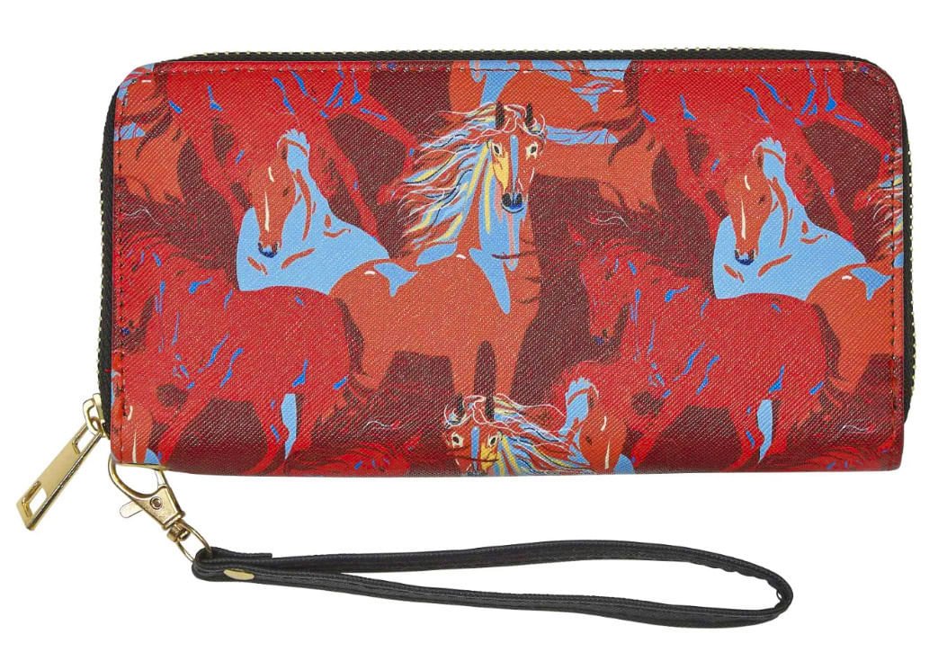 Colorful Horses Clutch Wallet - Buy Pet Shop