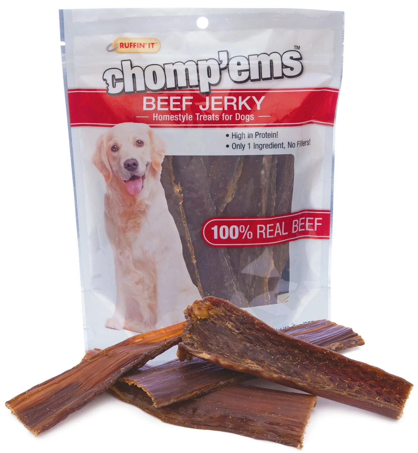 Chomp'ems Beef Jerky, 8 oz - Buy Pet Shop