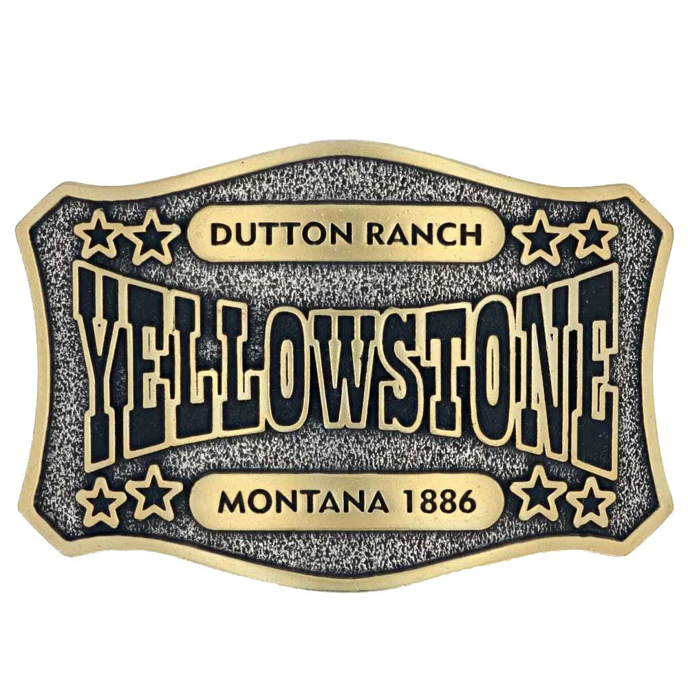 The Y Yellowstone Star Attitude Belt Buckle - Buy Pet Shop
