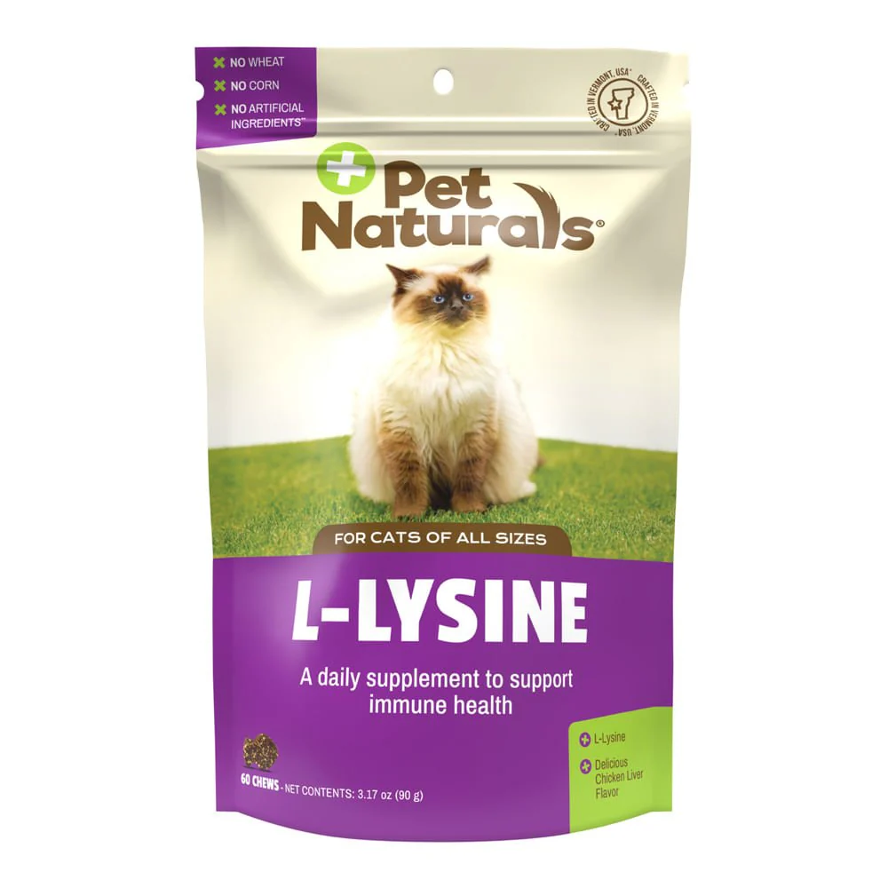 Pet Naturals L-Lysine Chews for Cats, 60 ct - Buy Pet Shop