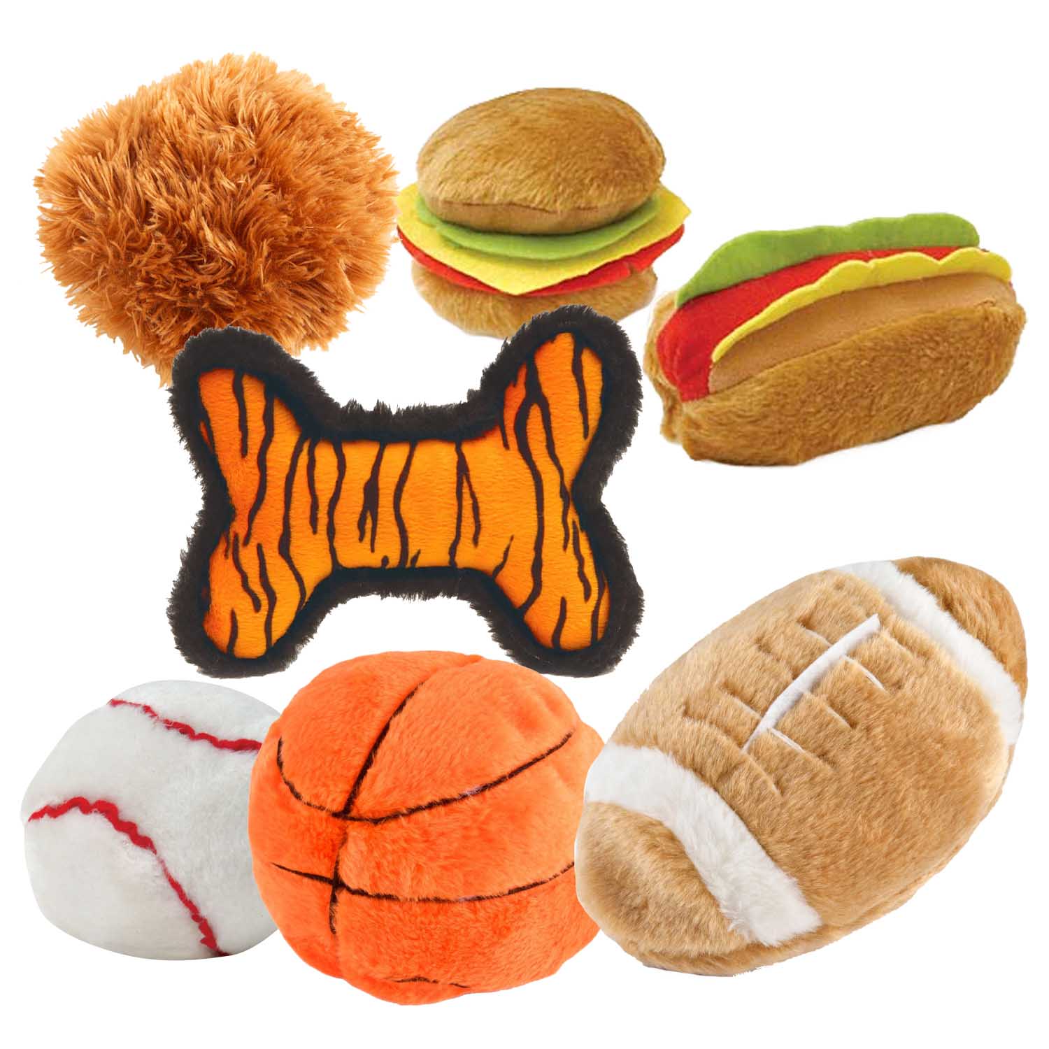 Plush Shapes Share the Love, 7 Piece Kit - Buy Pet Shop