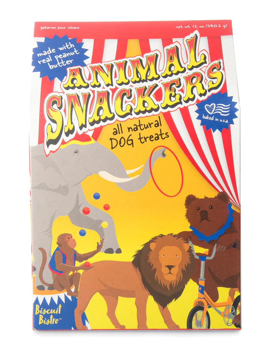 Animal Snackers, Peanut Butter, 12 oz - Buy Pet Shop