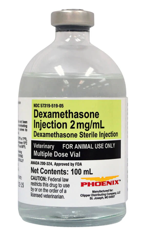 Rx Dexamethasone 2mg/ml x 100ml Injectable - Buy Pet Shop