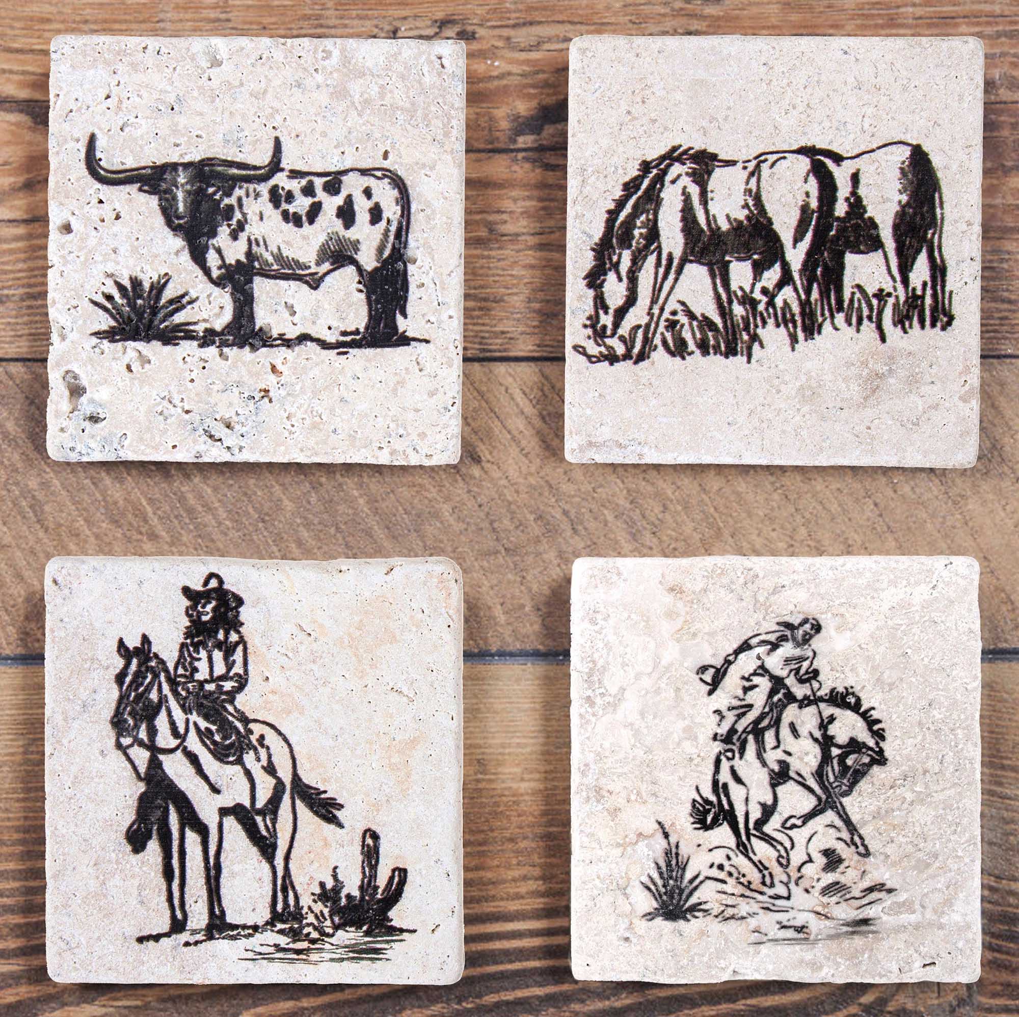 Ranch Life Coaster Set, Set of 4 - Buy Pet Shop