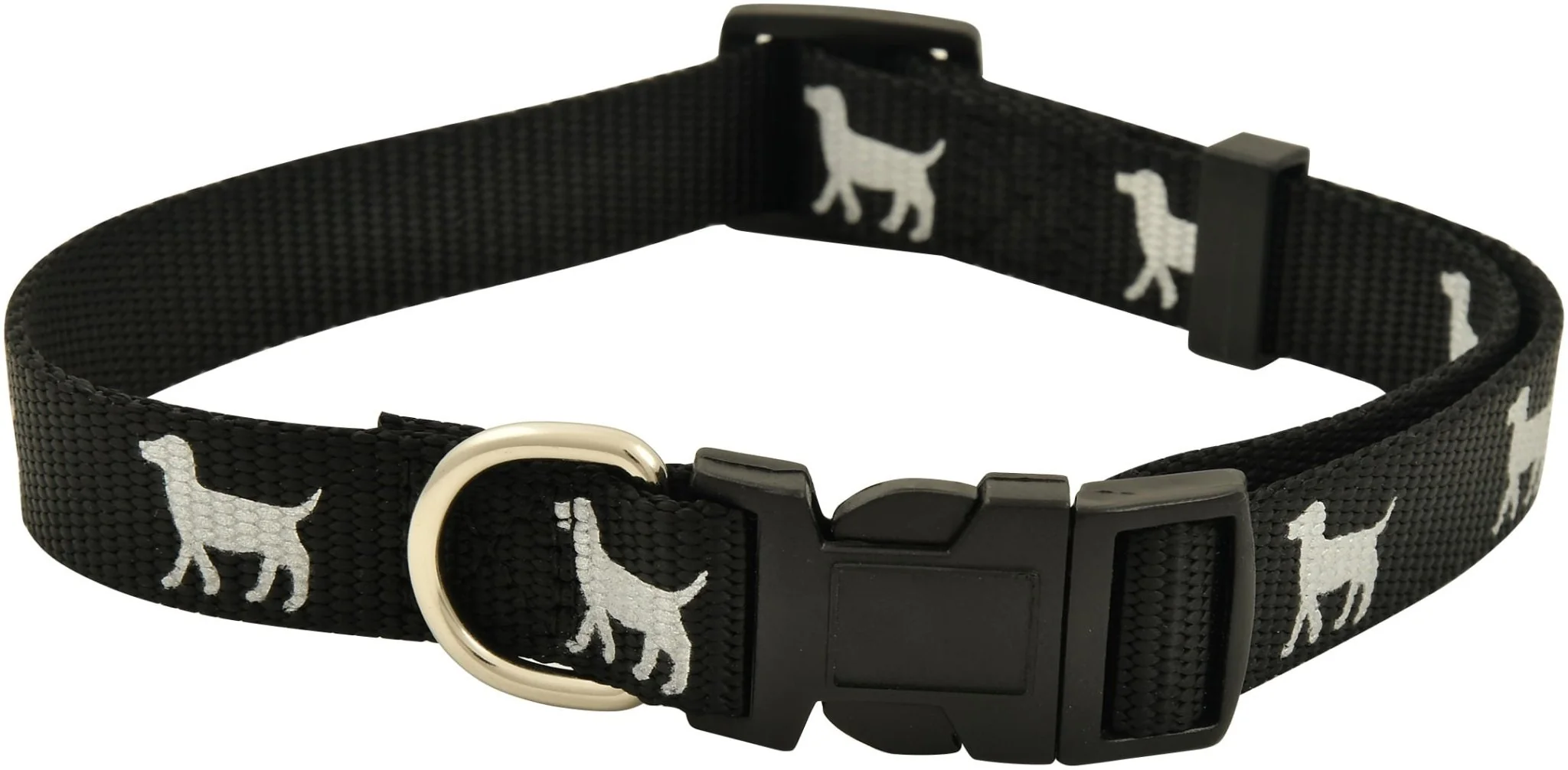 Reflective Hound Series Nylon Dog Collars, 3/4