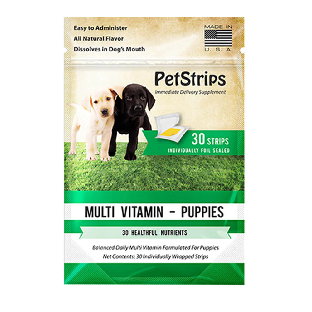 PetStrips Multi Vitamin Puppies, 30 Strips - Buy Pet Shop