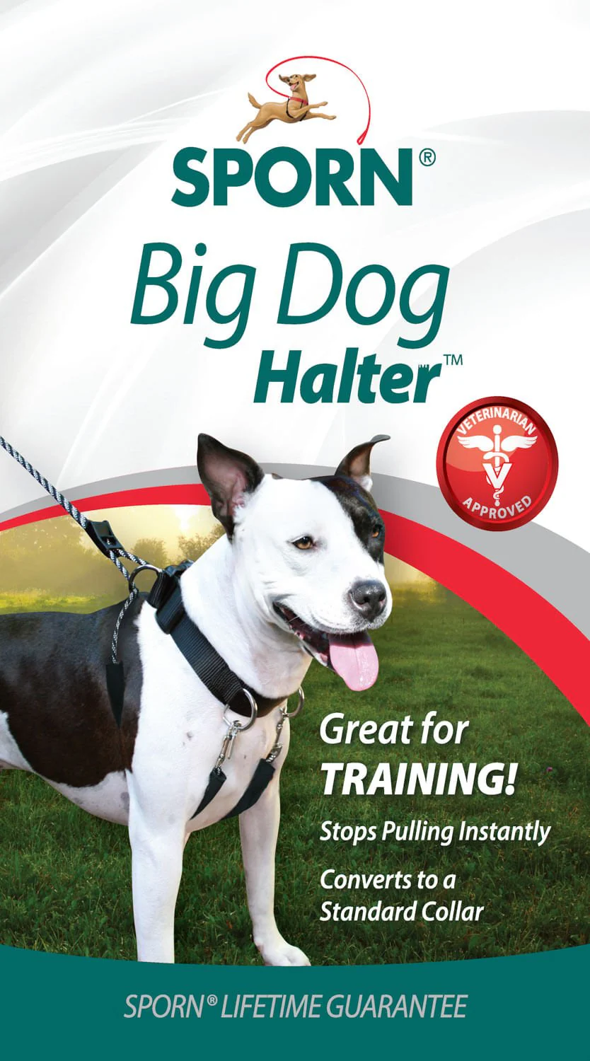 Sporn Big Dog Halter, Black - Buy Pet Shop