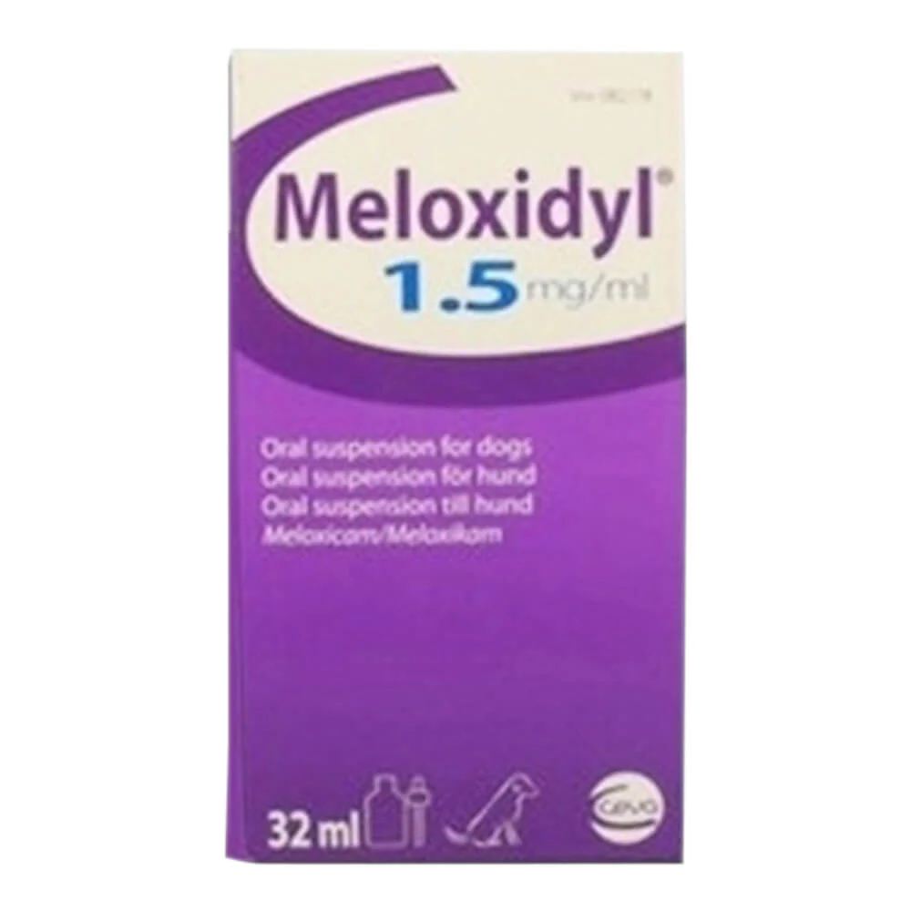 Rx Meloxidyl (meloxicam) 1.5mg/mL Oral Suspension for Dogs - Buy Pet Shop